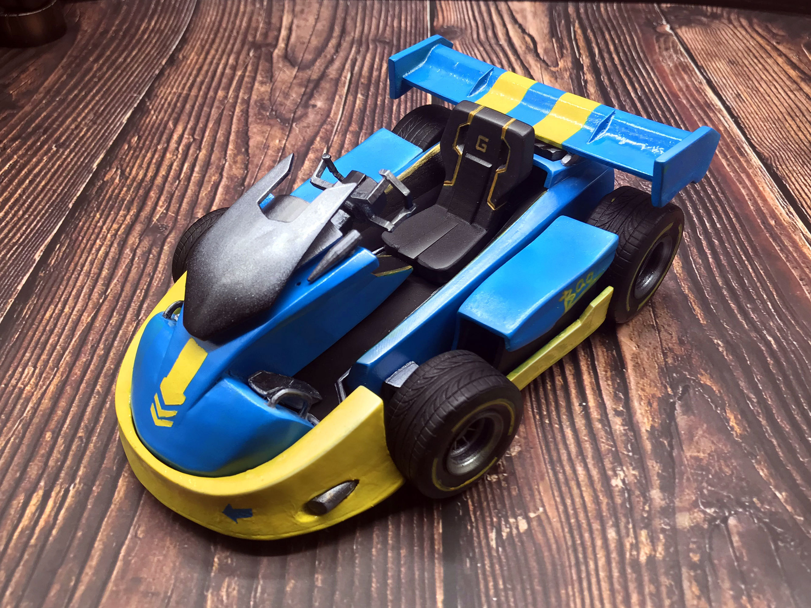 自制qq飞车新手赛车模型