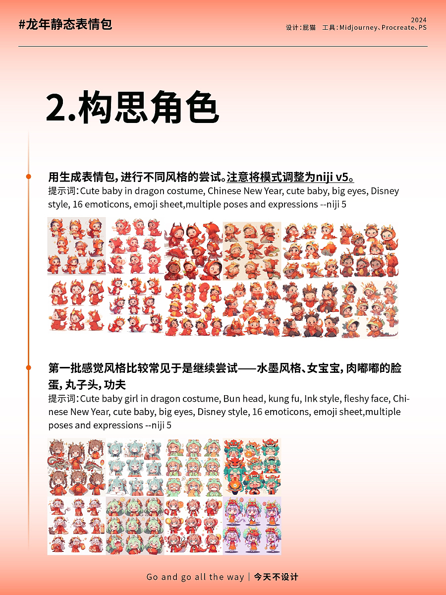 表情包教程|使用AIGC设计表情包