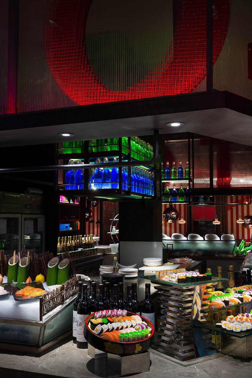 成都海鲜自助餐厅设计|海鲜餐厅装修【多伦多海鲜餐厅】