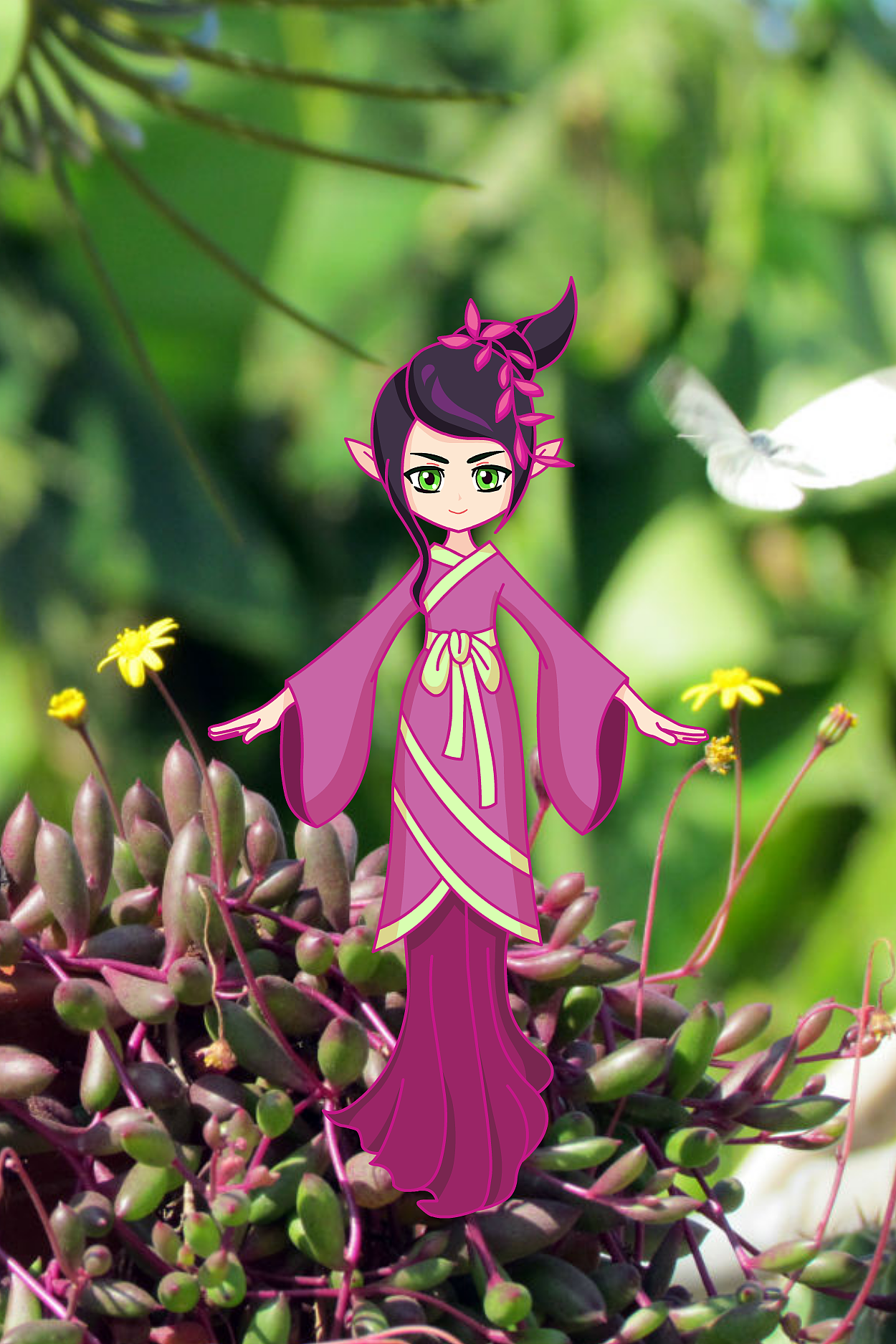 多肉植物拟人形象设计