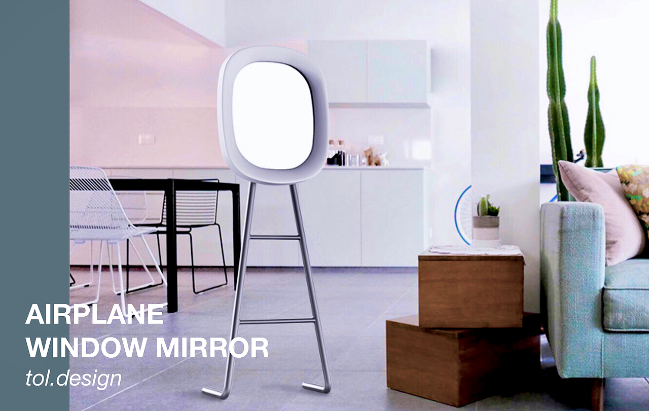 100个日用品设计——AIRPLANE WINDOW MIRROR（图ZMTg1ODc2MDA0） - 生活用品 - 站酷设计师西风唐布原创素材 - 站酷ZCOOL