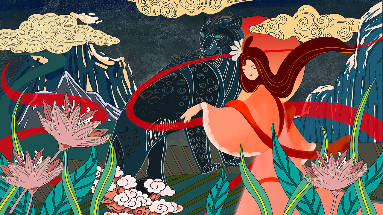 🔥木棉仙子 海南黎苗文创设计大赛『已获奖』（图ZMTk3MzUwMzA4） - 概念设定 - 站酷设计师mio兔子原创素材 - 站酷ZCOOL