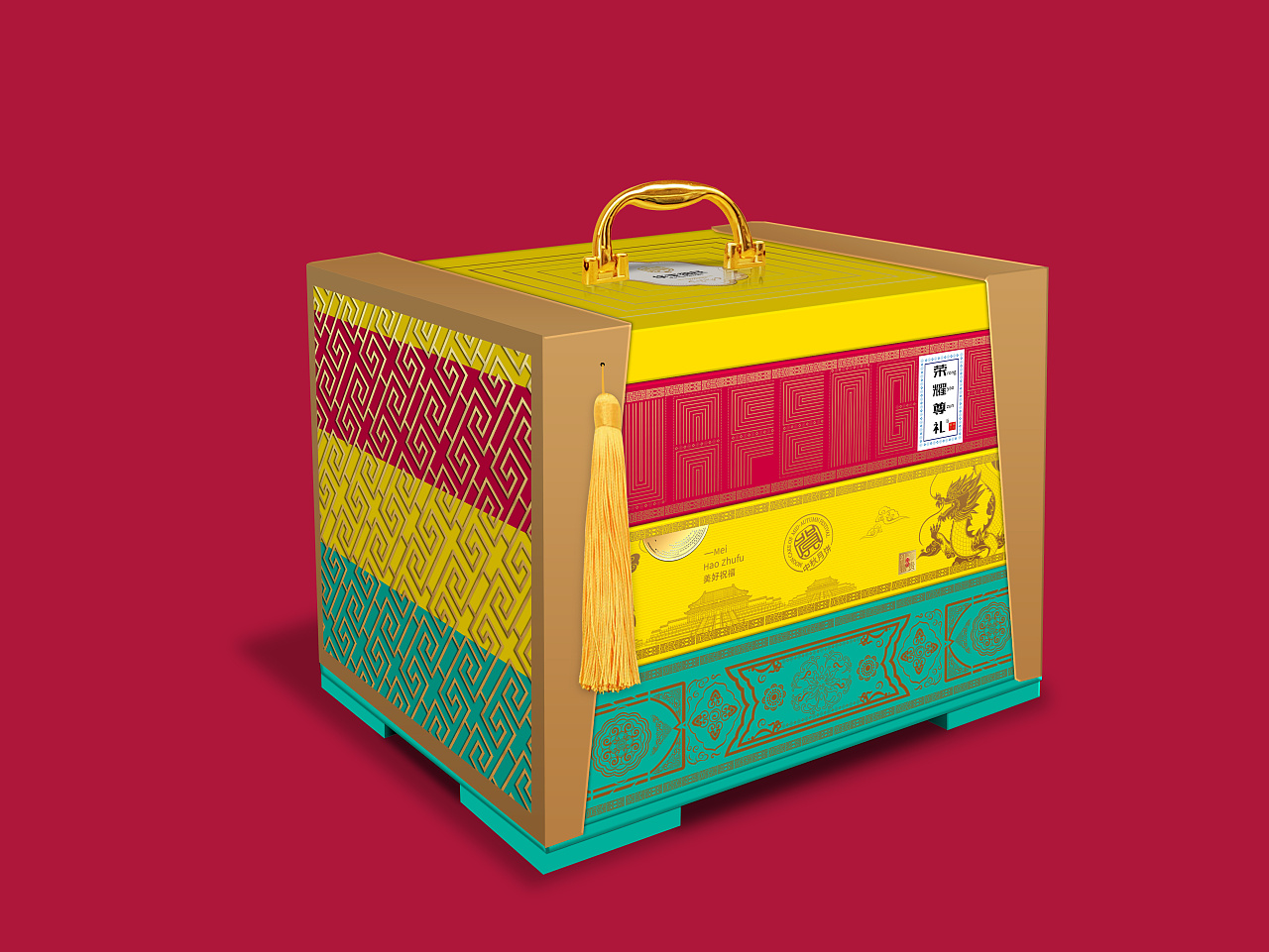 紫禁城|宫廷风礼物 中秋共月舞|平面|包装|谢城枫 - 原创作品 - 站酷