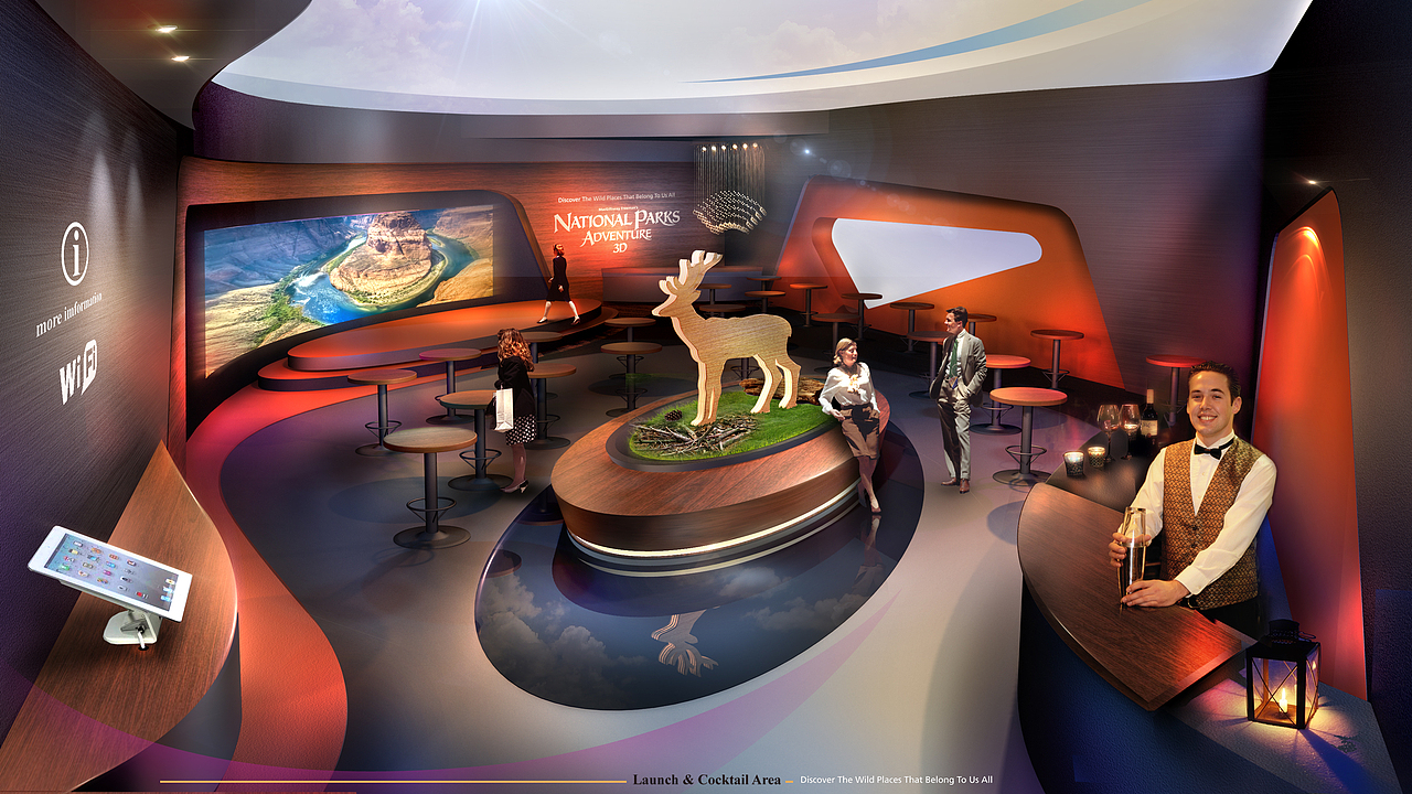 USA National Park travel exhibition Space design（图ZOTU3MjkzOTY=） - 展陈设计 - 站酷设计师Black_Rain原创素材 - 站酷ZCOOL
