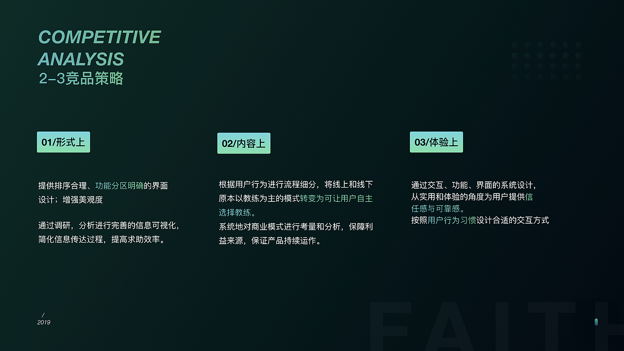 FAITH FITNESS 视觉设计