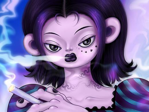 Zita D 原创头像插图