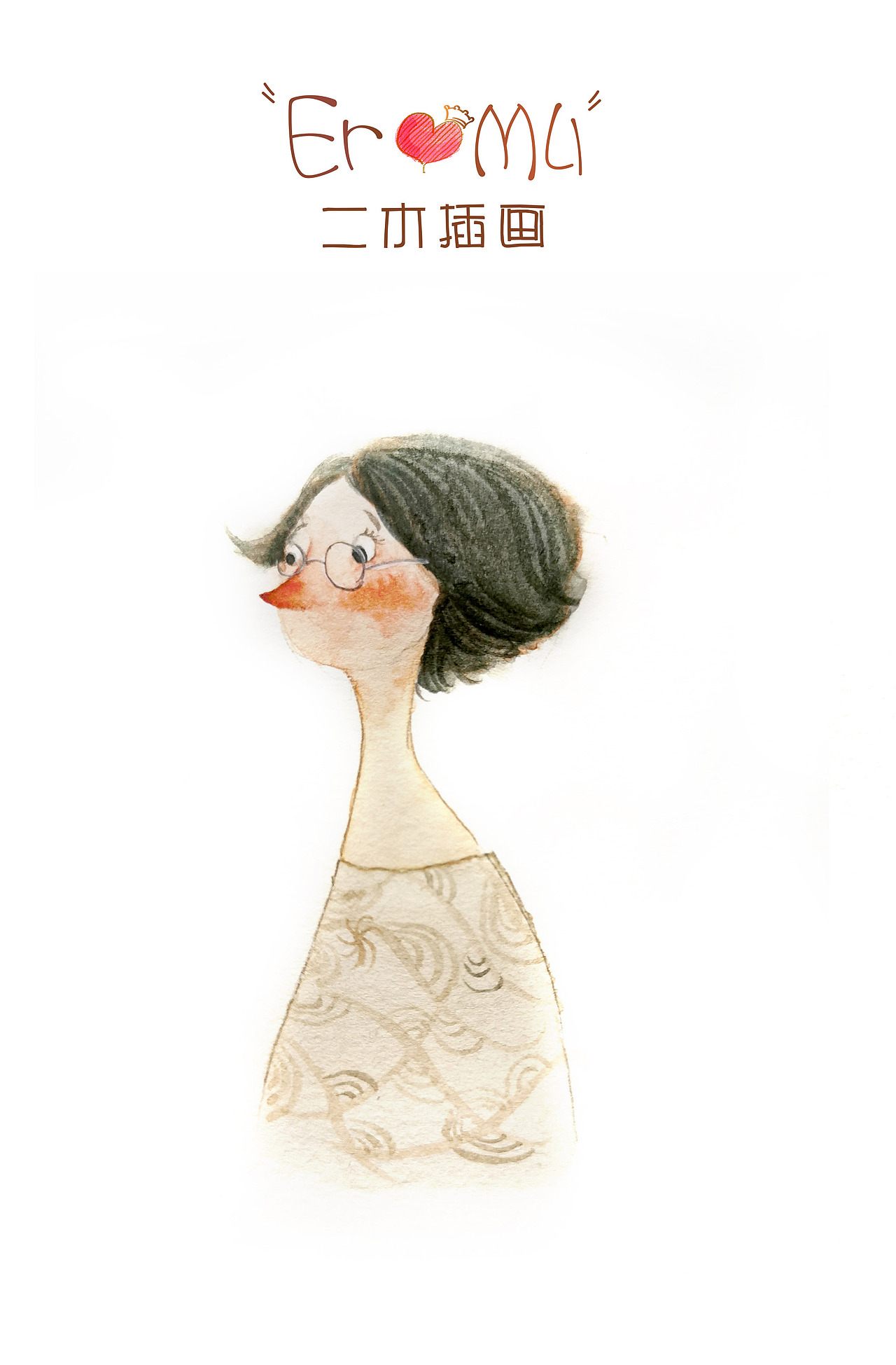 近期朋友（图ZMTYxMjI5NjY0） - 绘画 - 站酷设计师二木插画原创素材 - 站酷ZCOOL