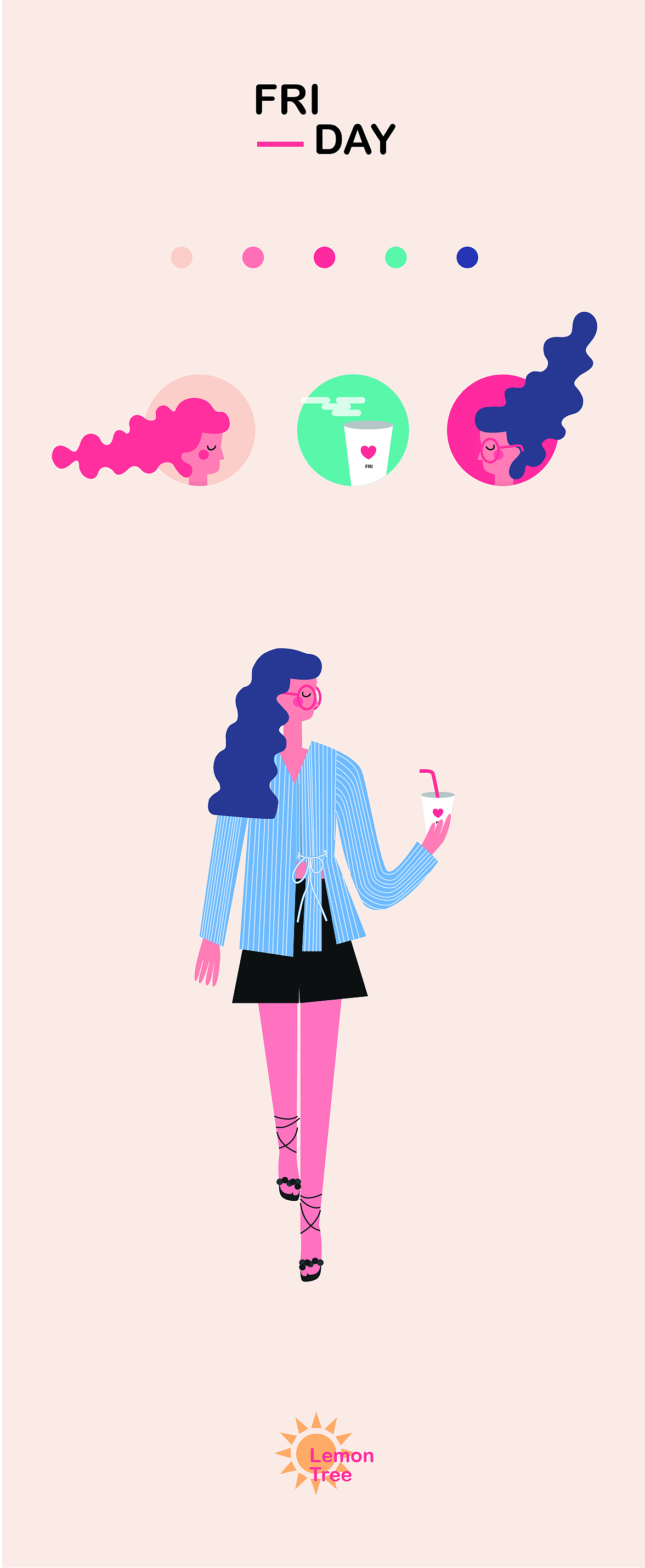 FRIDAY.（图ZMTI3NzQxMTIw） - 艺术插画 - 站酷设计师格子方块原创素材 - 站酷ZCOOL