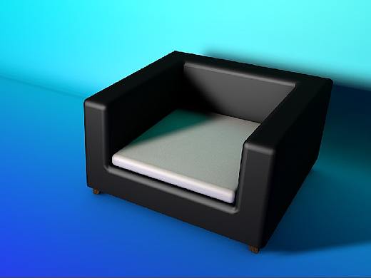 小白C4D教你做Q版沙发