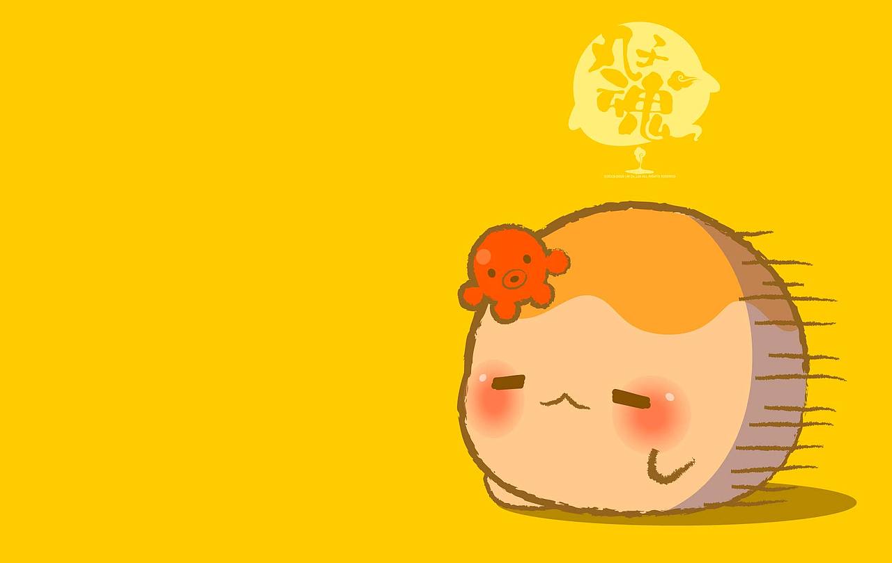 丸子魂 中国风底纹+水果原素（图ZNTkzNDA2ODQ=） - 动画片 - 站酷设计师蓝漫LM原创素材 - 站酷ZCOOL