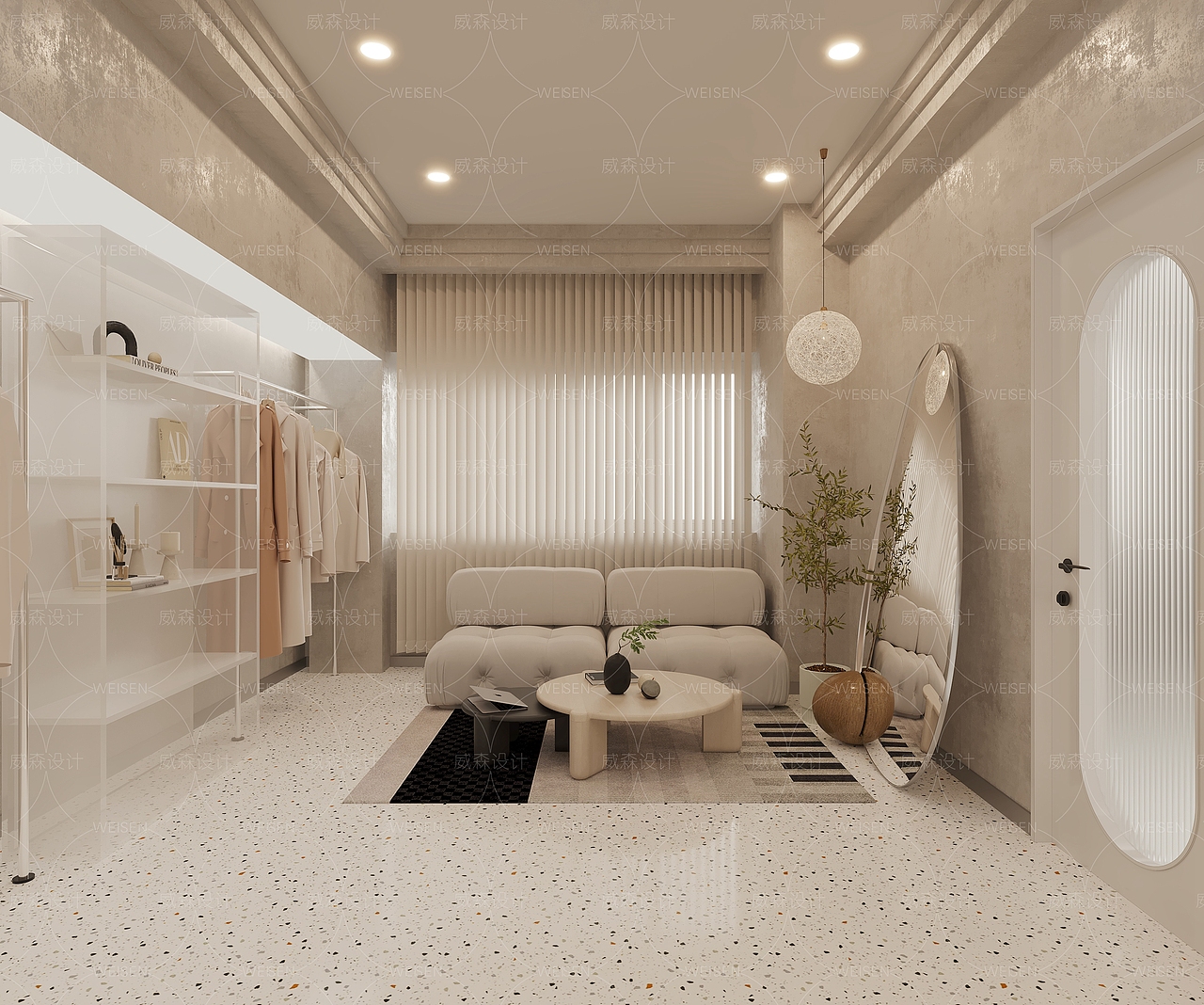 服装店设计（图ZMjY4Nzg0ODI4） - 其他空间 - 站酷设计师Amy13739280150原创素材 - 站酷ZCOOL