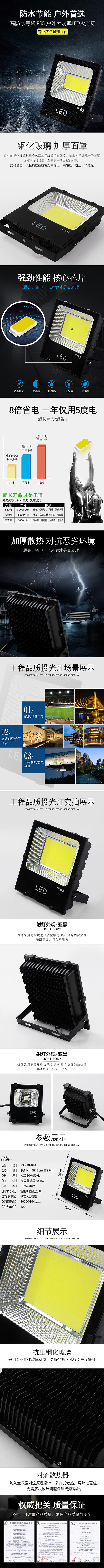 工程商业投光灯详情