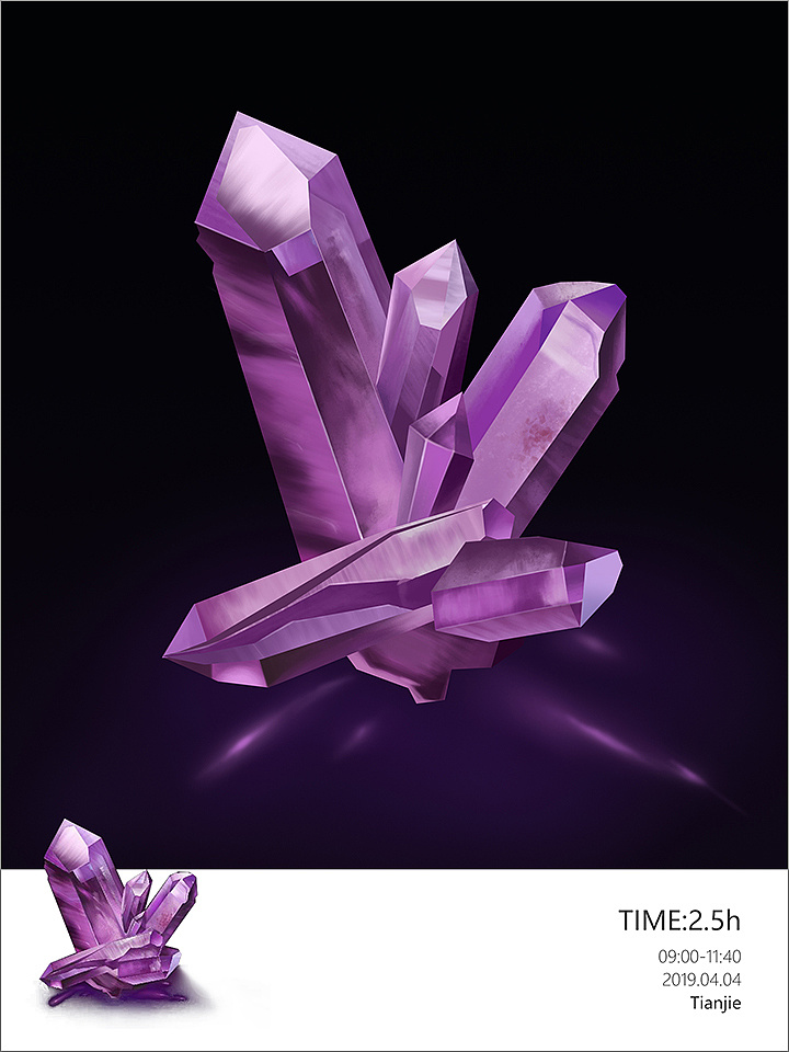 宝石材质练习(临摹 微创)