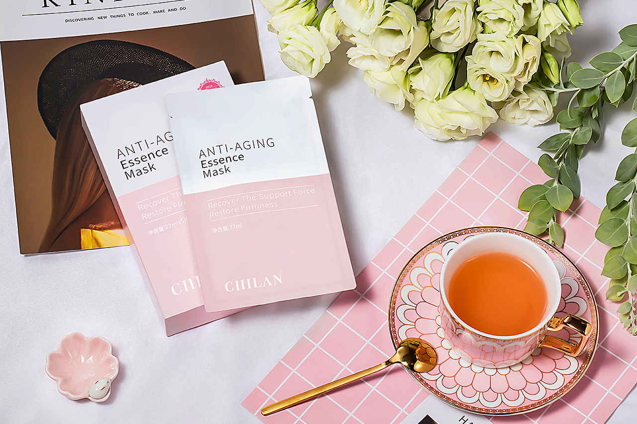 童颜精华面膜丨护肤品产品拍摄&后期修图