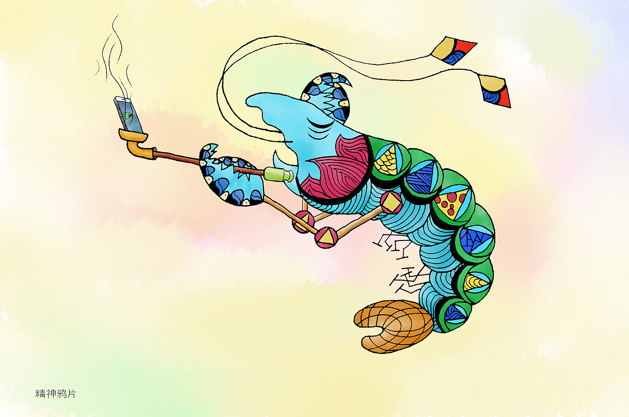 【精神鸦片】  有很多人睡觉前会玩手机,这个姿势和过去抽大烟很像