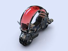 一輛賽博朋克小摩托~~