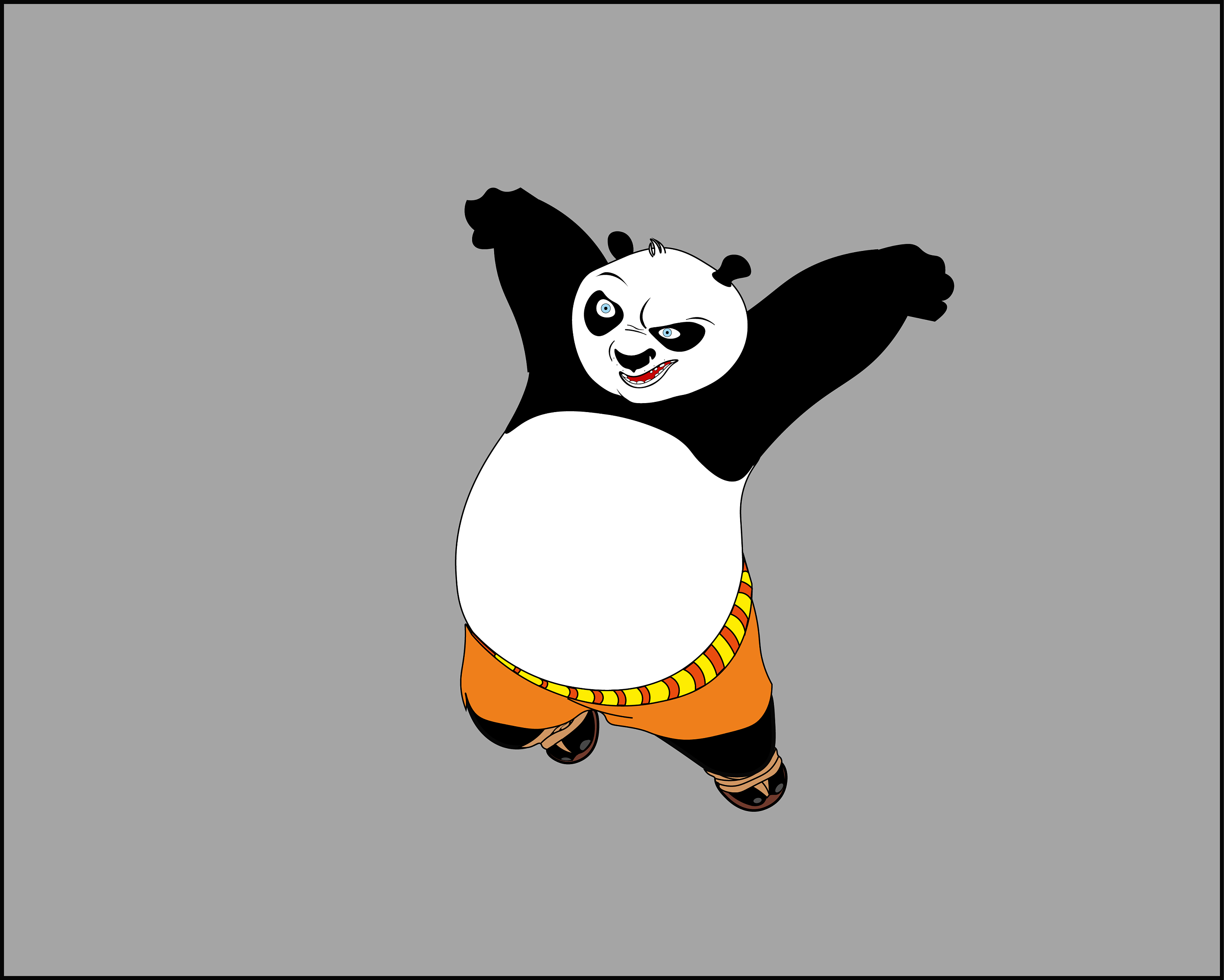 熊猫简笔画图片 熊猫简笔画图片可爱简单 - 水彩迷