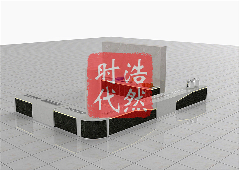 大理石折叠布菲台设计制作安装