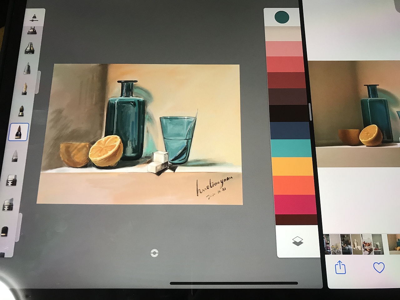 iPad Pro,照片临摹