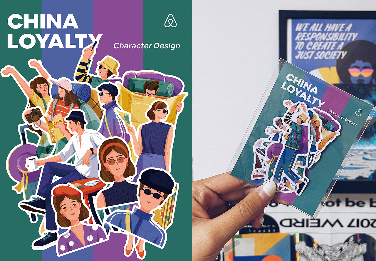 Airbnb China信用体系人物形象设计（图ZMjMwOTE2MDI0） - 商业插画 - 站酷设计师倩JadeZhang原创素材 - 站酷ZCOOL