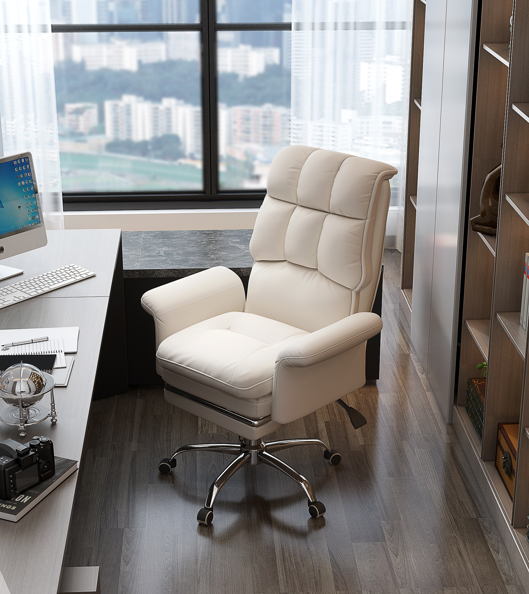 网红办公椅建模渲染