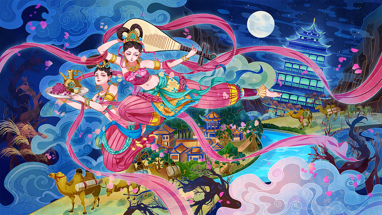 2020-2021上半年个人作品集总结-插画设计（图ZMjU5OTc4MjYw） - 创作习作 - 站酷设计师海陆空三用羊原创素材 - 站酷ZCOOL