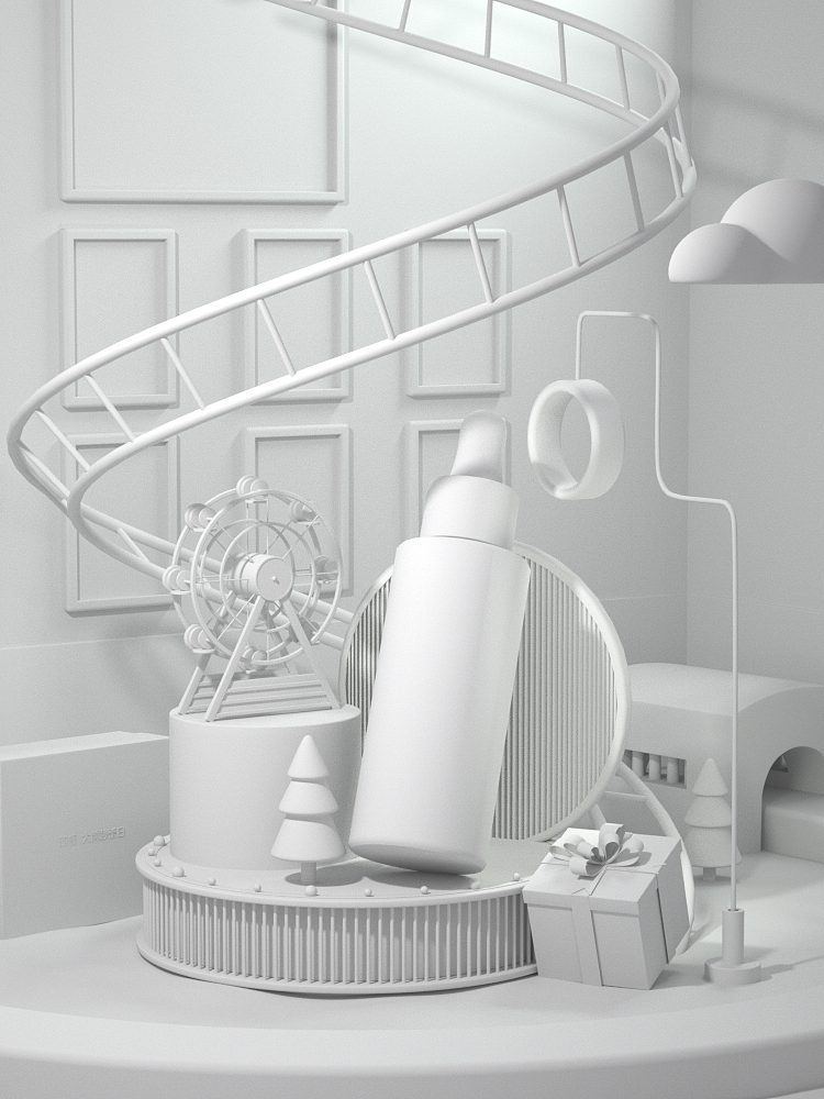 伊丽莎白雅顿-产品建模渲染