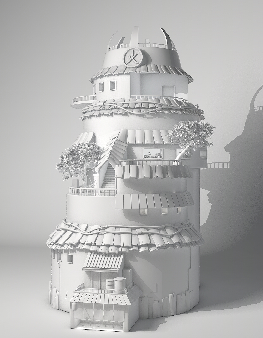 火影的小红楼（图ZMzA4MTYxMDcy） - 场景 - 站酷设计师清盏词原创素材 - 站酷ZCOOL