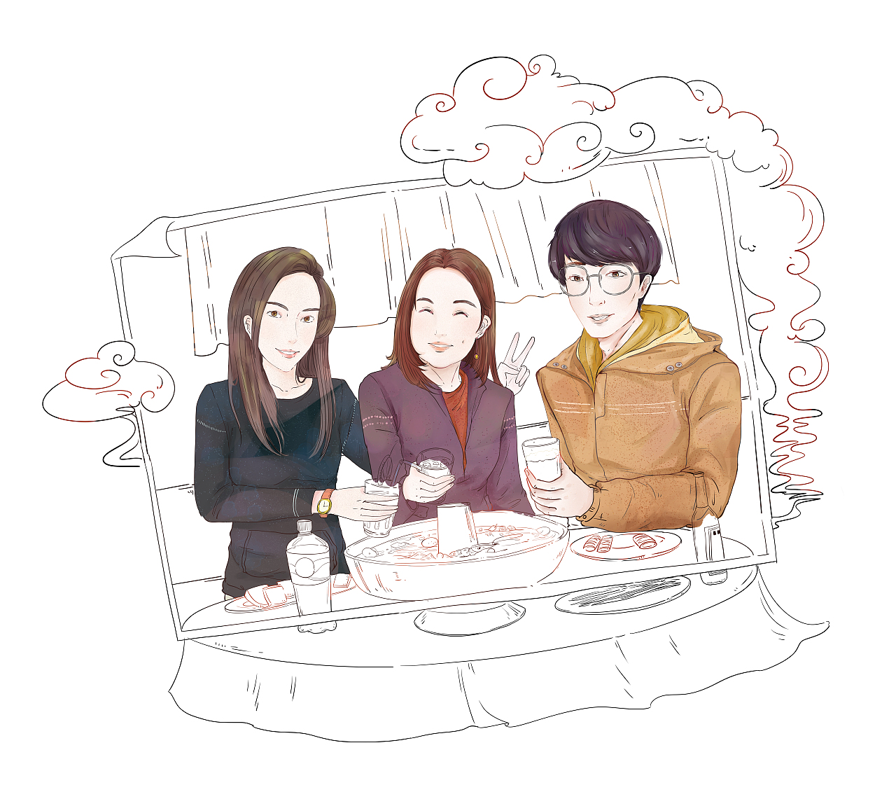 插图（图ZMTQ2NjQ4Nzk2） - 新锐潮流插画 - 站酷设计师汤二嬷原创素材 - 站酷ZCOOL