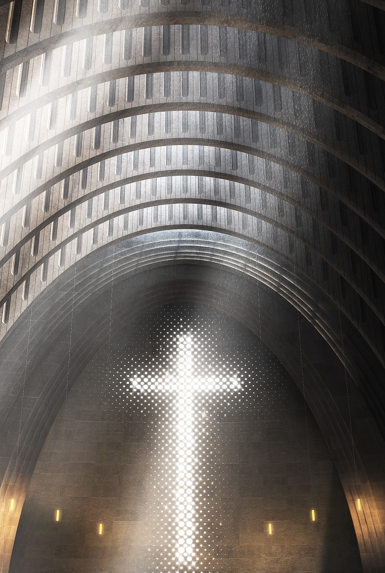 基督教堂项目-（建筑表现效果图）（图ZODY4NzE2MzY=） - 建筑/空间 - 站酷设计师ZYCG原创素材 - 站酷ZCOOL