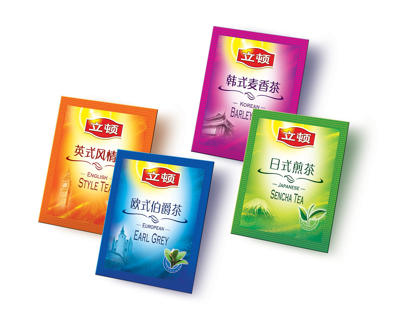 立顿世界风情茶系列包装设计和平面广告（图ZMzg1NzIzMDQ=） - 包装 - 站酷设计师rongmh原创素材 - 站酷ZCOOL