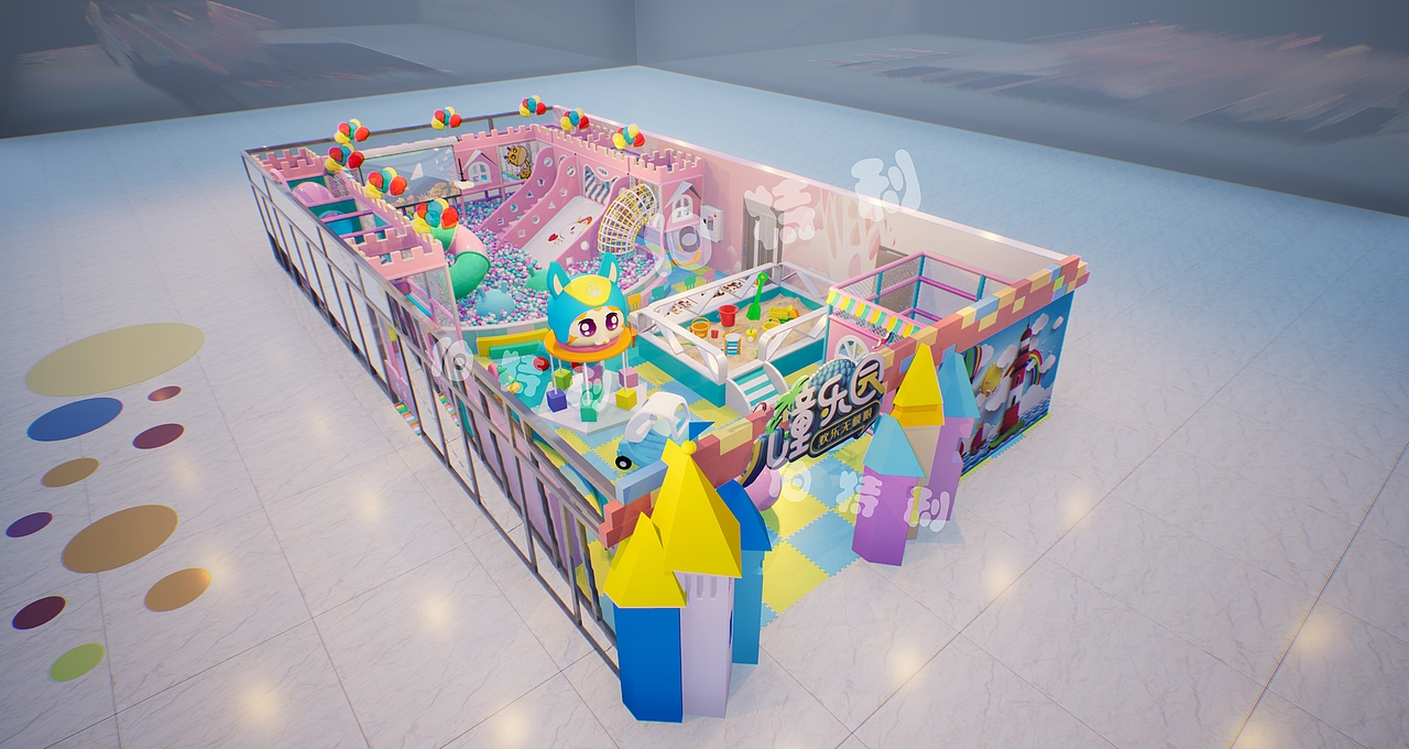 淘气堡作品图片（图ZMTkxMTg1ODgw） - 建筑/空间 - 站酷设计师匠人一心原创素材 - 站酷ZCOOL