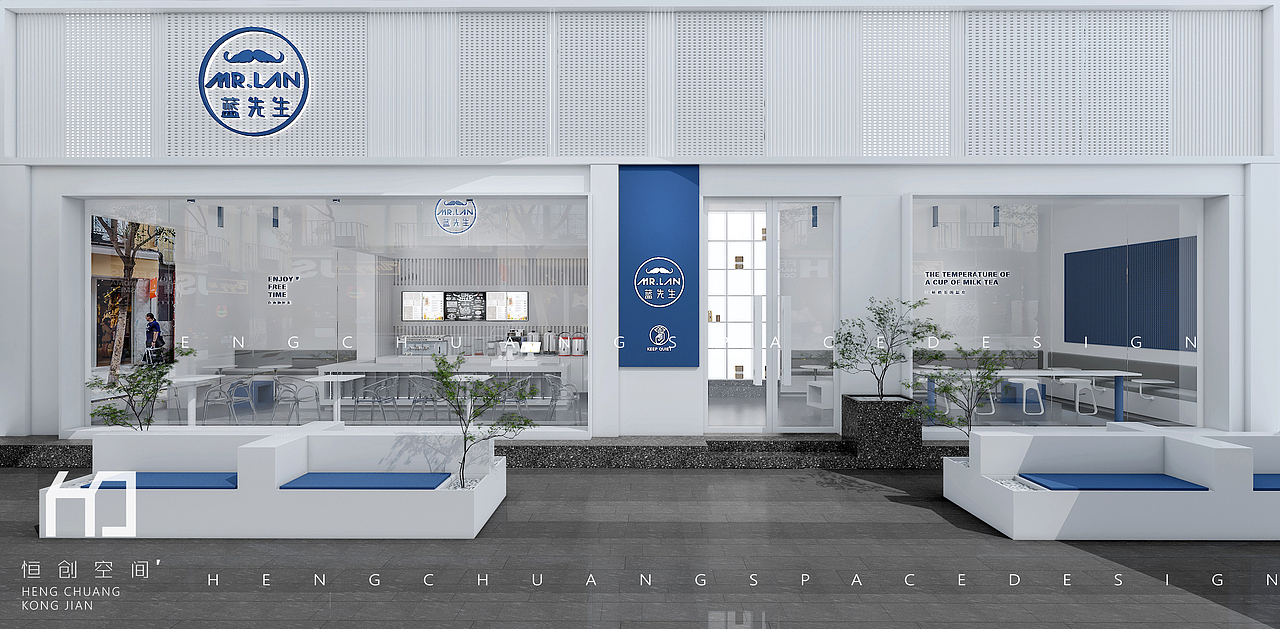 奶茶店面设计全案（图ZMjY5NDkzMzYw） - 商业空间设计 - 站酷设计师熊曼加原创素材 - 站酷ZCOOL