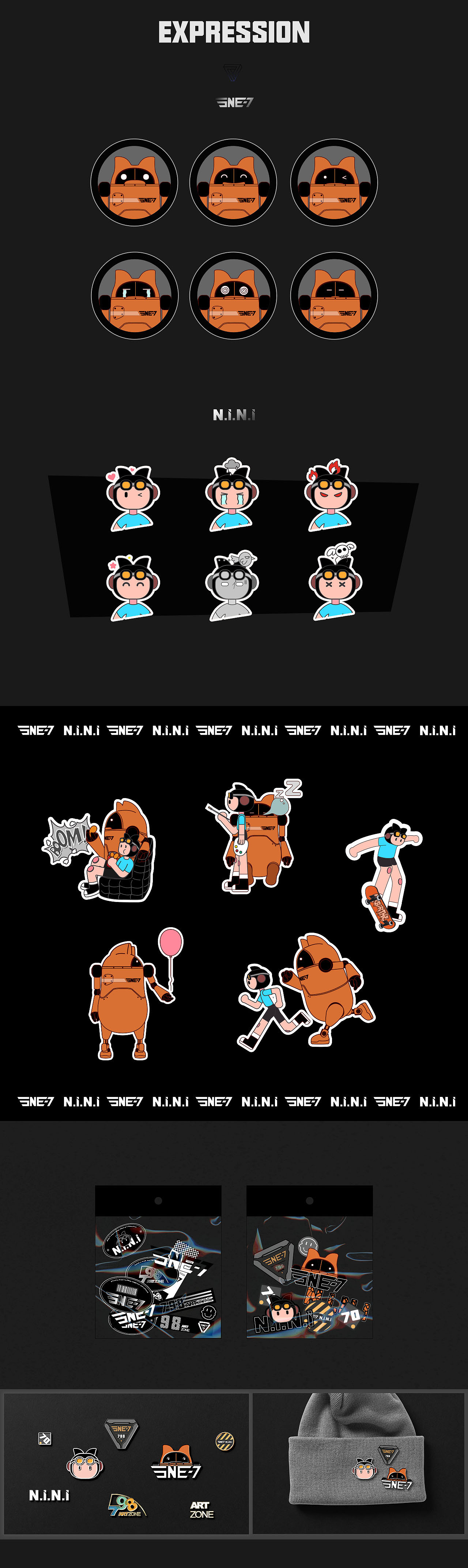 SNE-7和NiNi来了！（图ZMjA1MzU3MzQ0） - IP形象 - 站酷设计师L7柒柒柒柒柒原创素材 - 站酷ZCOOL