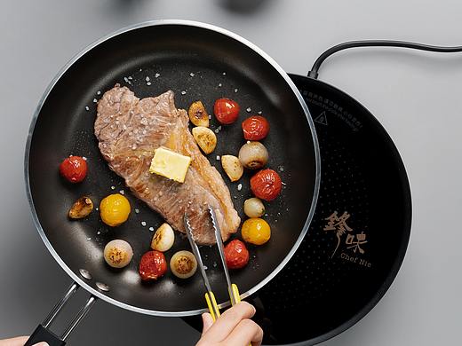 锋味套装 锅具 三文鱼 牛排 意面