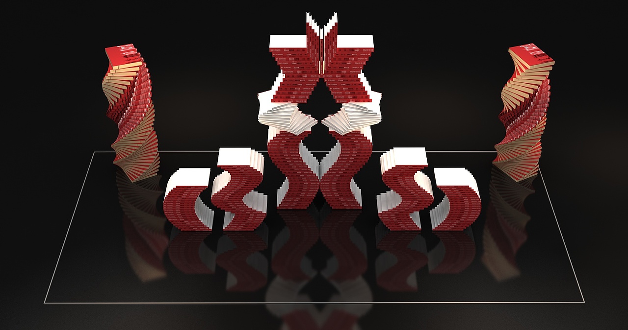 图书造型2效果图