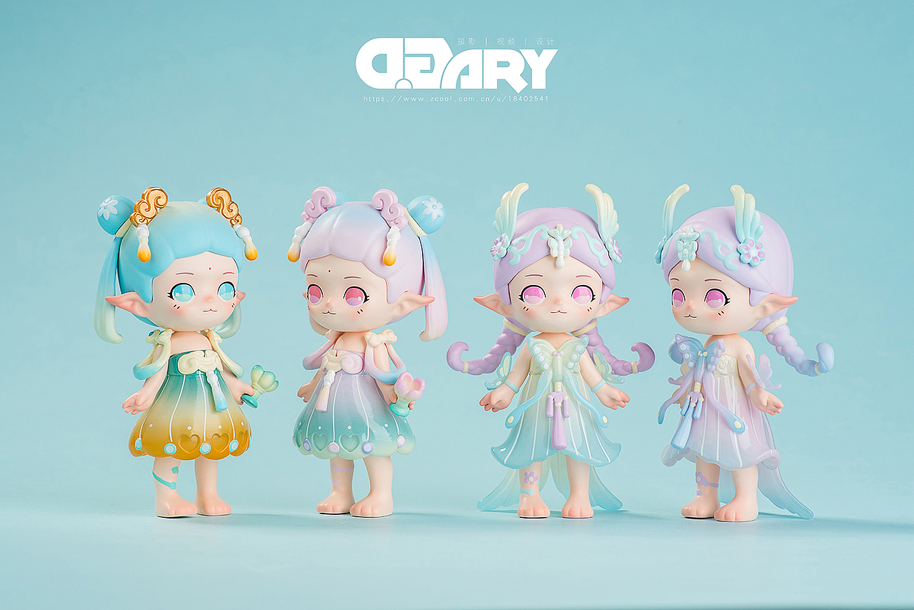 箩伊ROOYIE古物仙灵系列盲盒拍摄