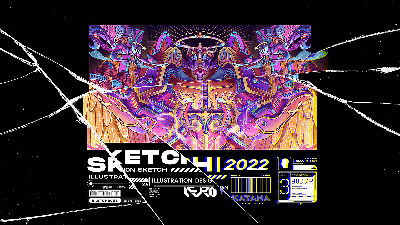 【神使降临】—试着做些奇怪的尝试（图ZMzQwNDIwNTIw） - 商业插画 - 站酷设计师Ppanda潘潘达原创素材 - 站酷ZCOOL