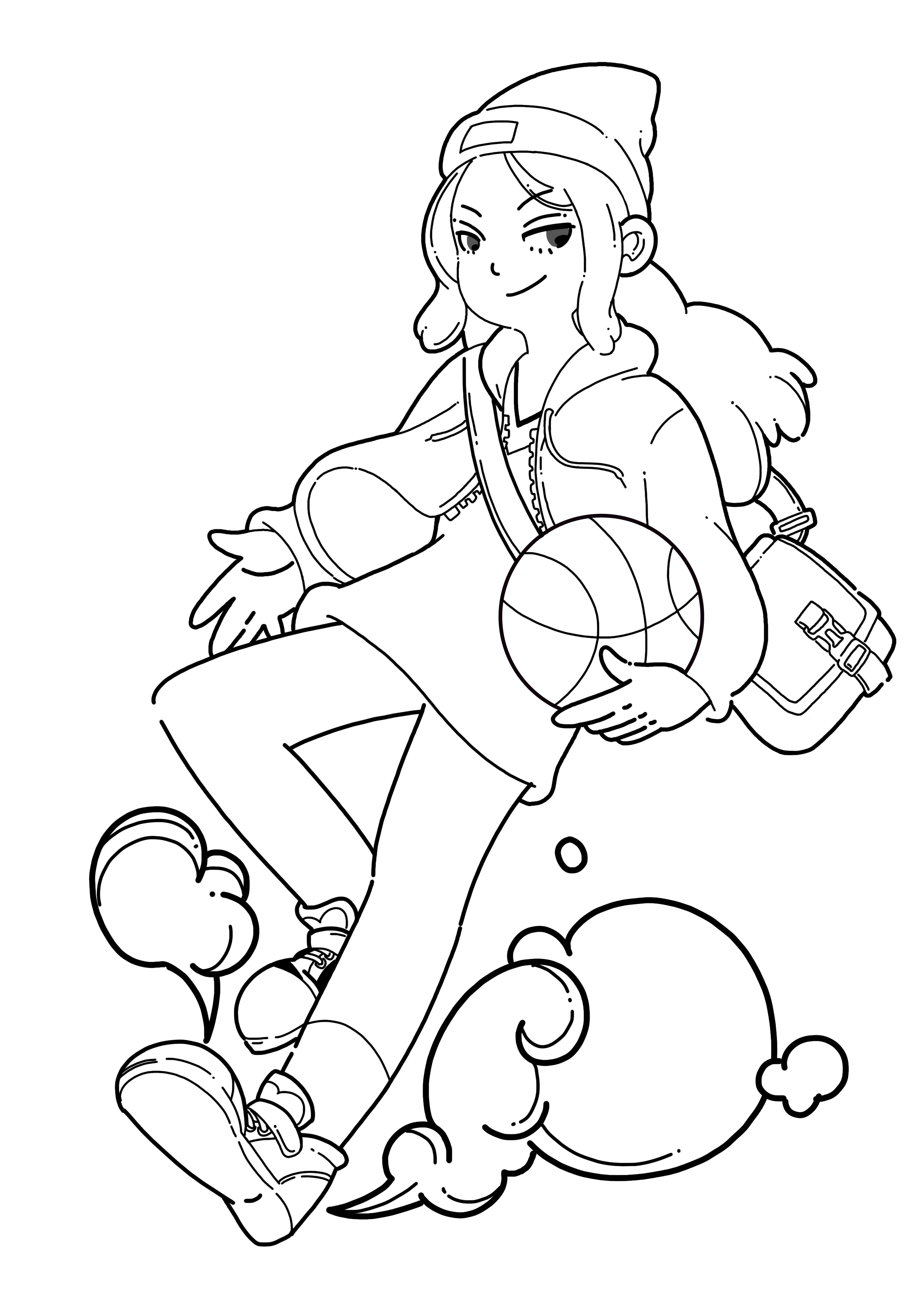 篮球🏀少女（图ZMTYwMjA1MjY4） - 创作习作 - 站酷设计师uinzhao原创素材 - 站酷ZCOOL