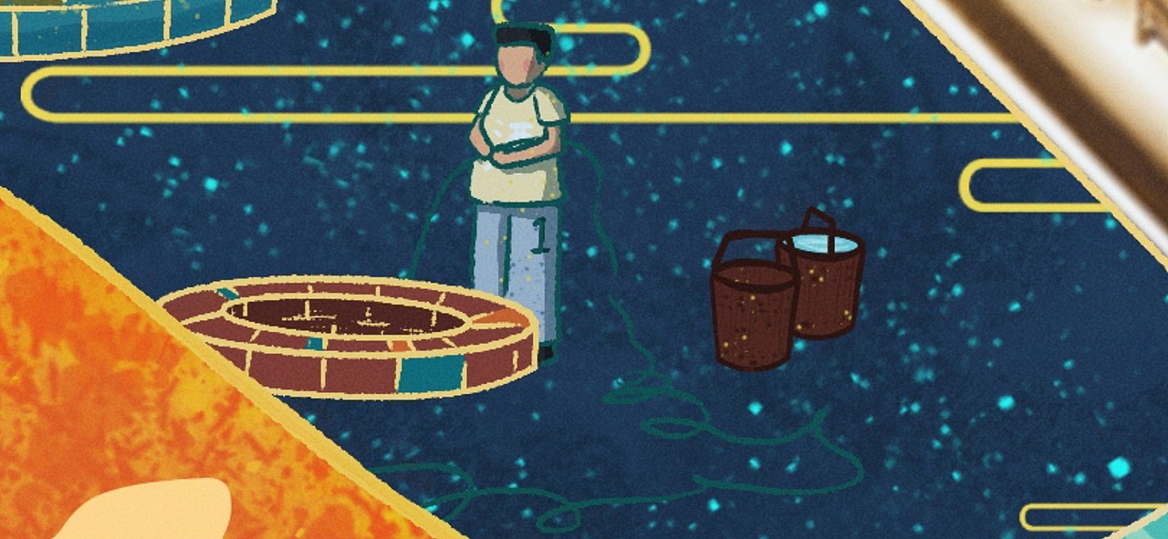 李渡·时间长河（图ZMjU1MjE2MzA0） - 海报 - 站酷设计师麻辣兔头的插画原创素材 - 站酷ZCOOL