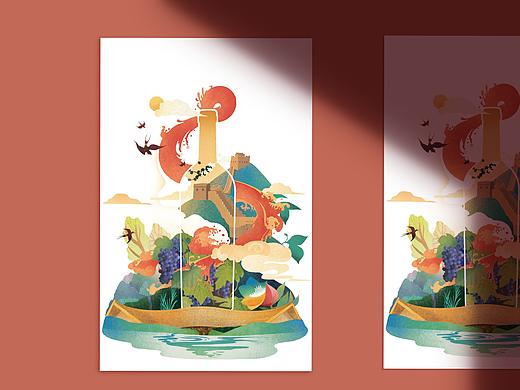 长城葡萄酒 | 世园会展示宣传插图