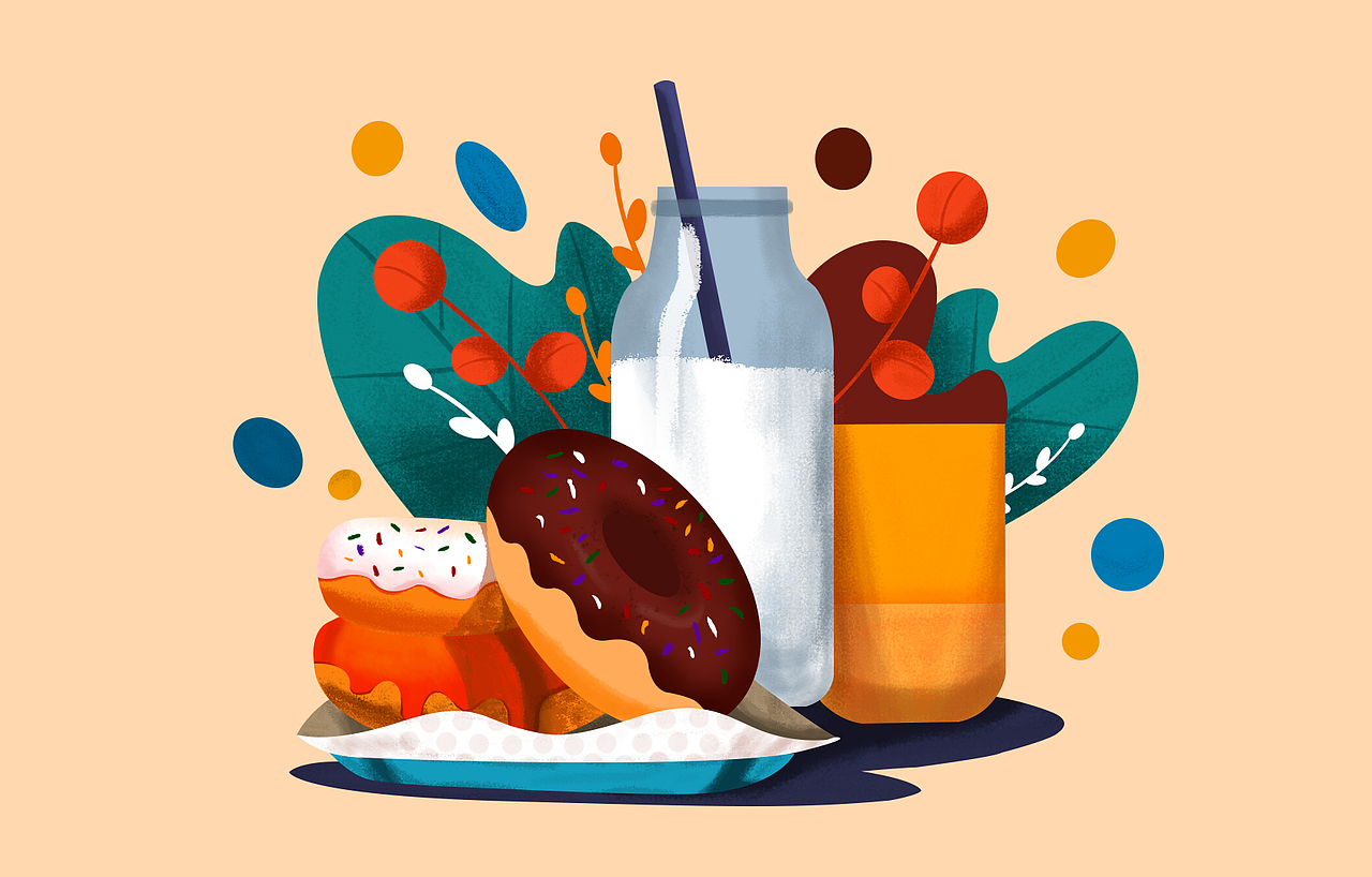 插画PS手绘临摹