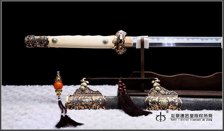 龙泉刀剑-豪华唐刀―胜影宽刃版(DJ-3379)