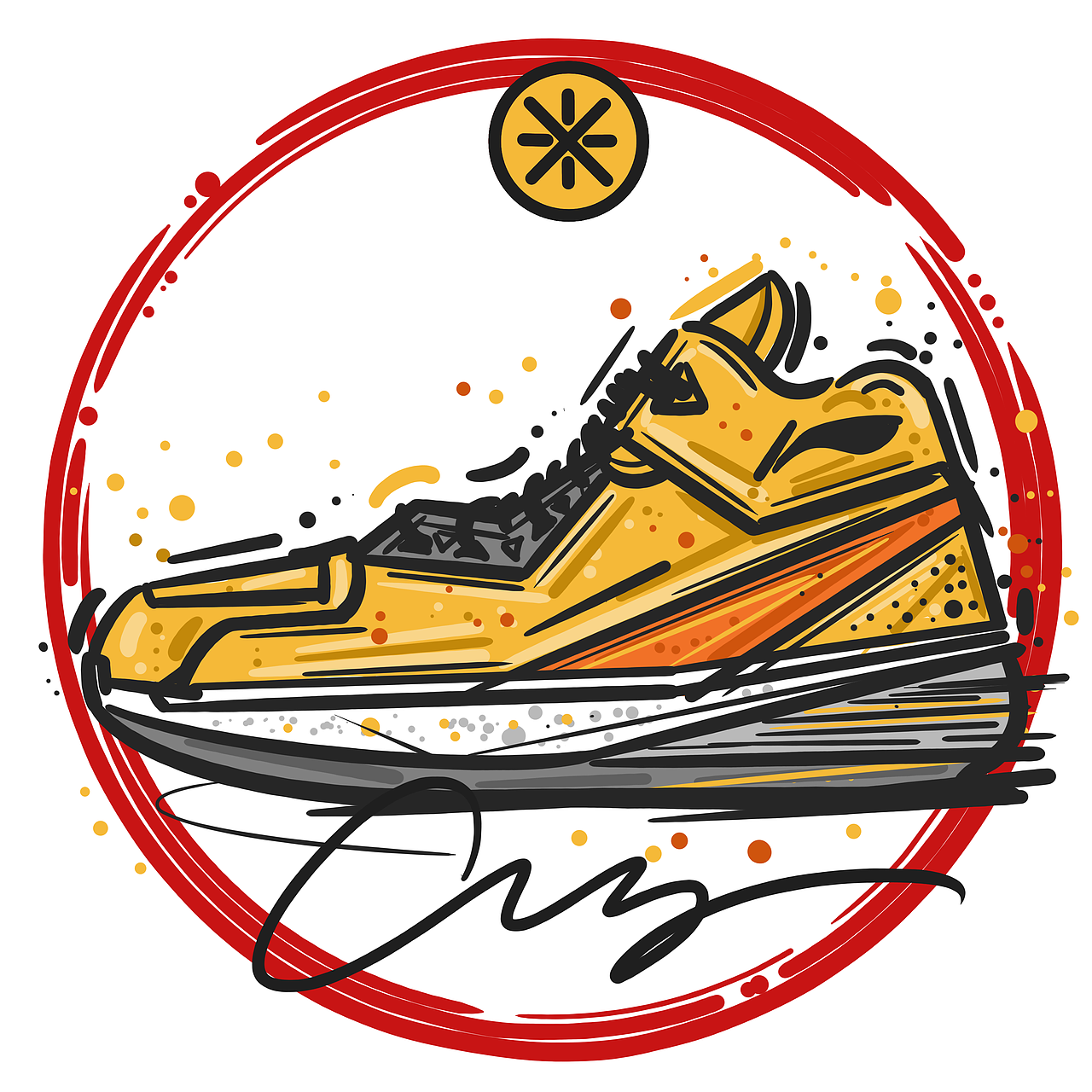 【致敬德怀恩·韦德】韦德之道正代球鞋手绘系列。（图ZMTk1NjUxODM2） - 新锐潮流插画 - 站酷设计师肚脐眼小明原创素材 - 站酷ZCOOL