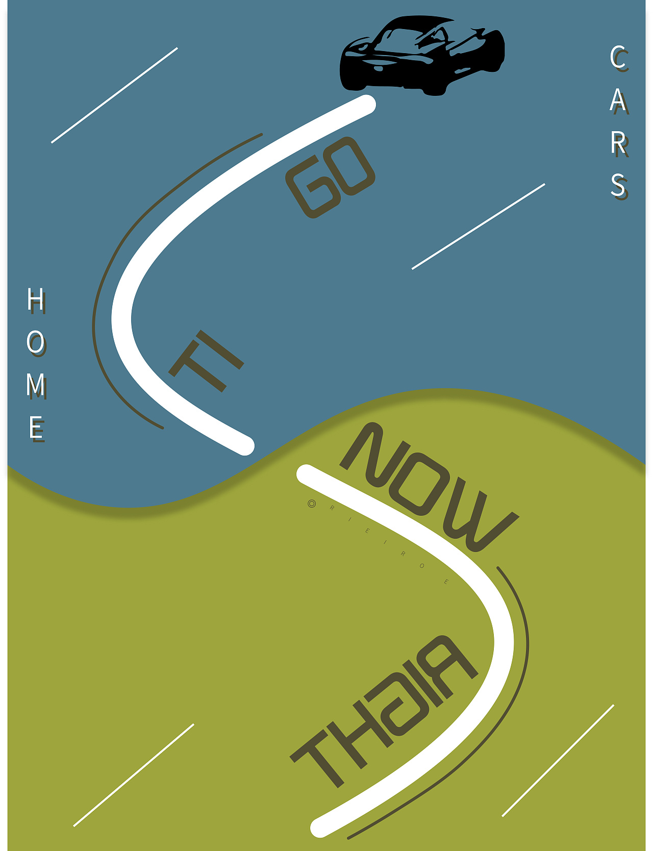 简约———黑白风海报