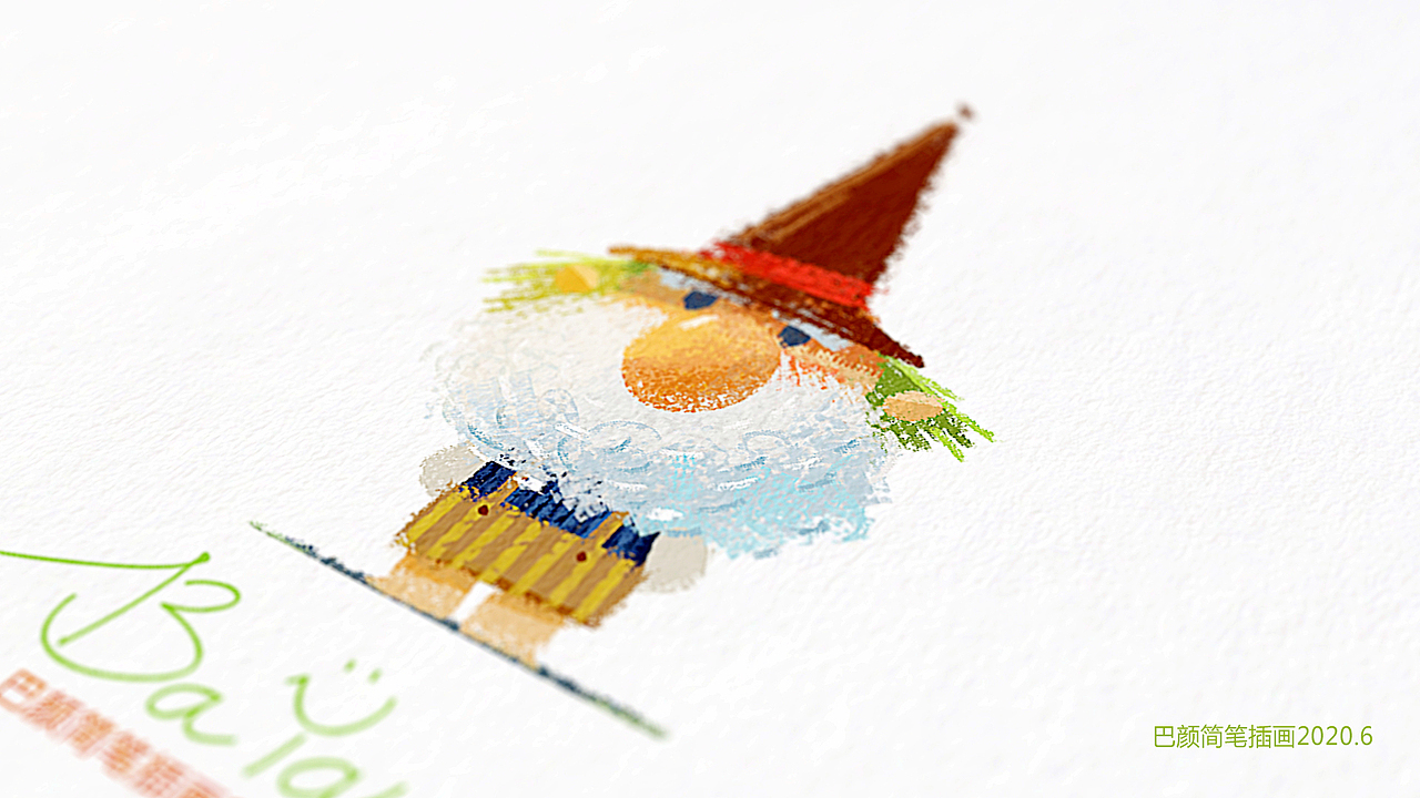 简笔插画2020.4.5.6月