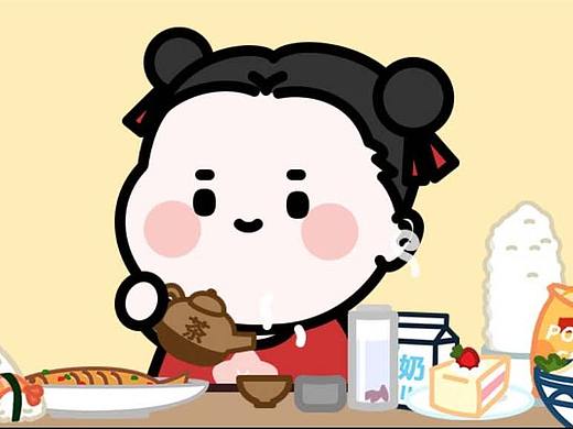 表情包｜人家是女孩子3（吃货版）