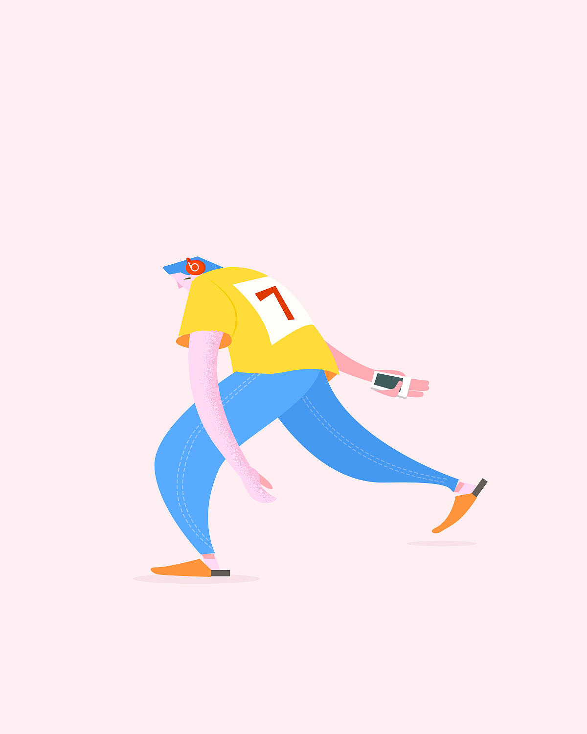 奔走|插画|创作习作|wswy517 - 原创作品 - 站酷 (zcool)