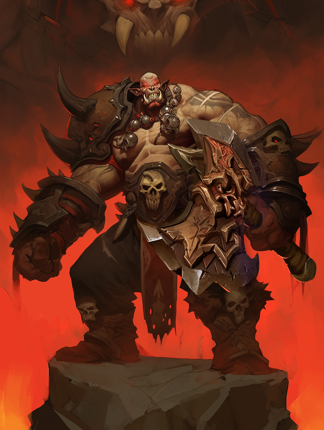 德拉诺战争狂人大军！（图ZMzY1NTExODU2） - 游戏原画 - 站酷设计师熊胖儿原创素材 - 站酷ZCOOL