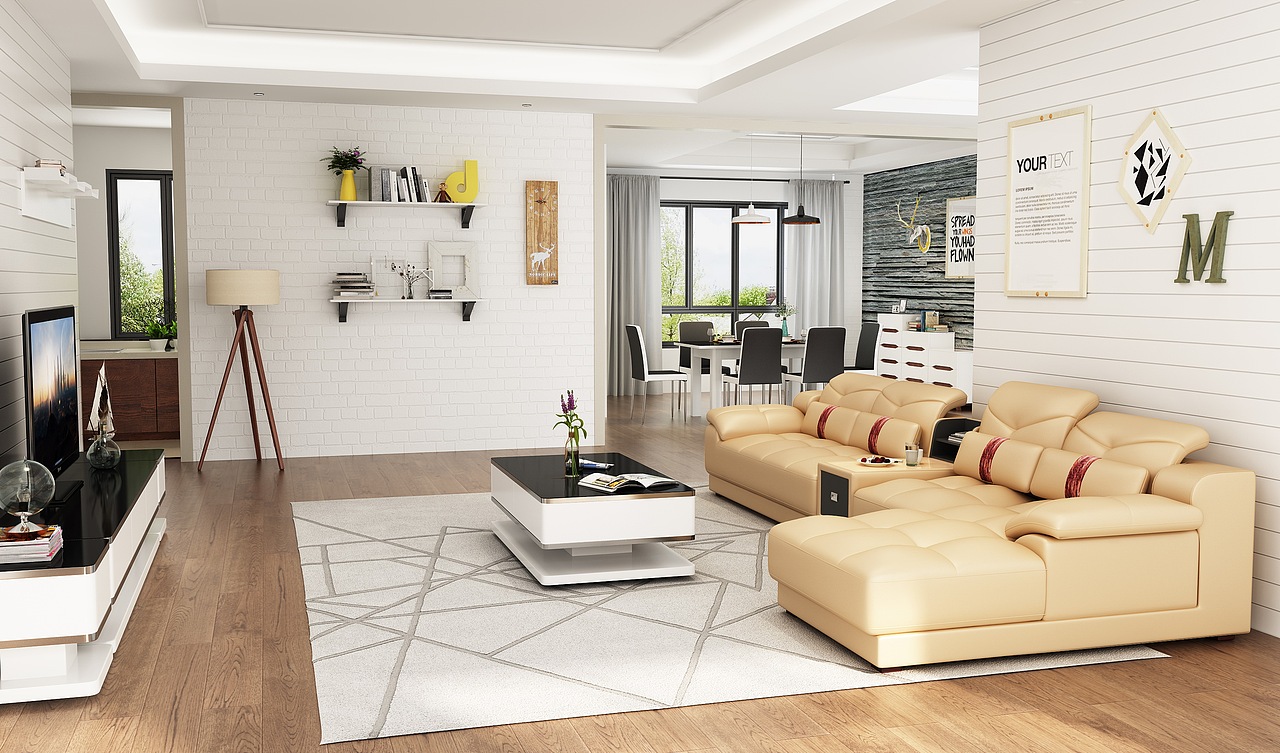 北欧简约风格系列之皮艺沙发